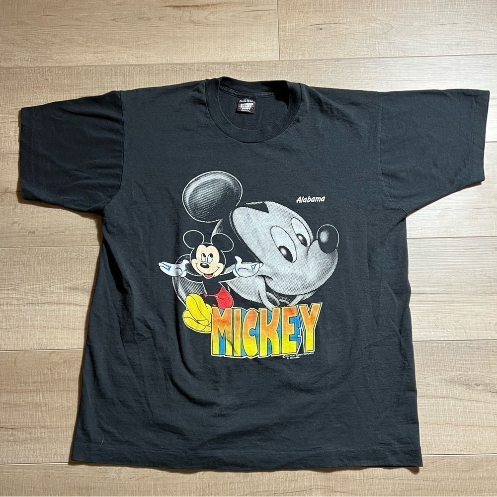 Vintage Screen Stars Best Alabama Mickey Mouse T-shirt XL  Single Stitch